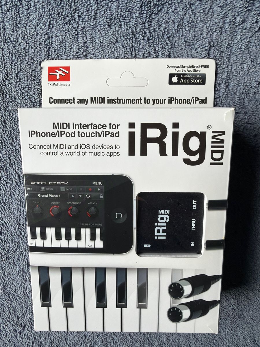 IK Multimedia iRig MIDI Interface for iPhone, iPod touch, iPad