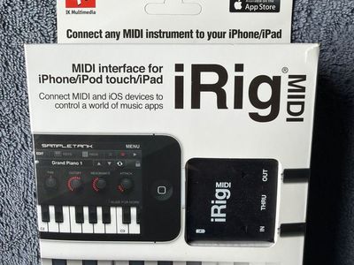 IK Multimedia iRig MIDI Interface for iPhone, iPod touch, iPad