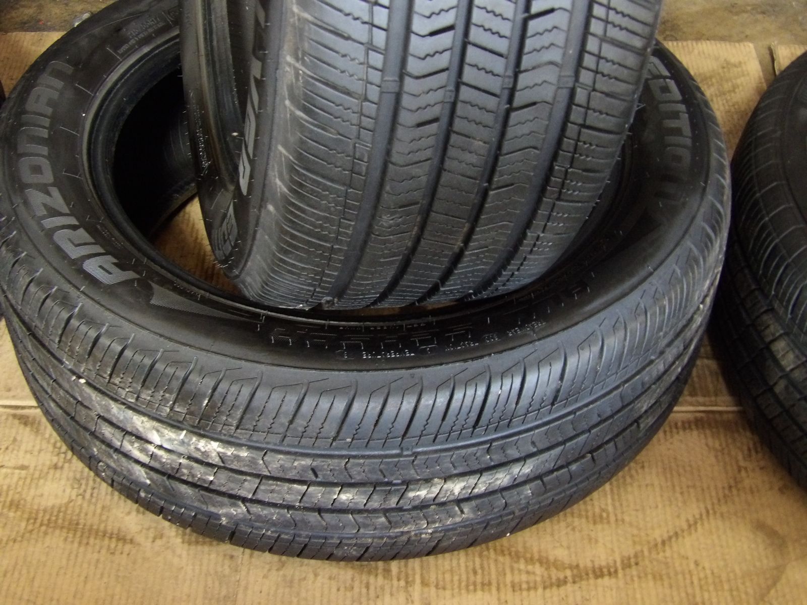 215/55R17 ARIZONIAN SILVER EDITION PAIR OF TWO USED TIRES