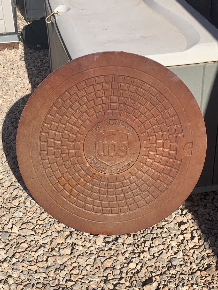 UPS Trophy Man-hole Cover Replica
