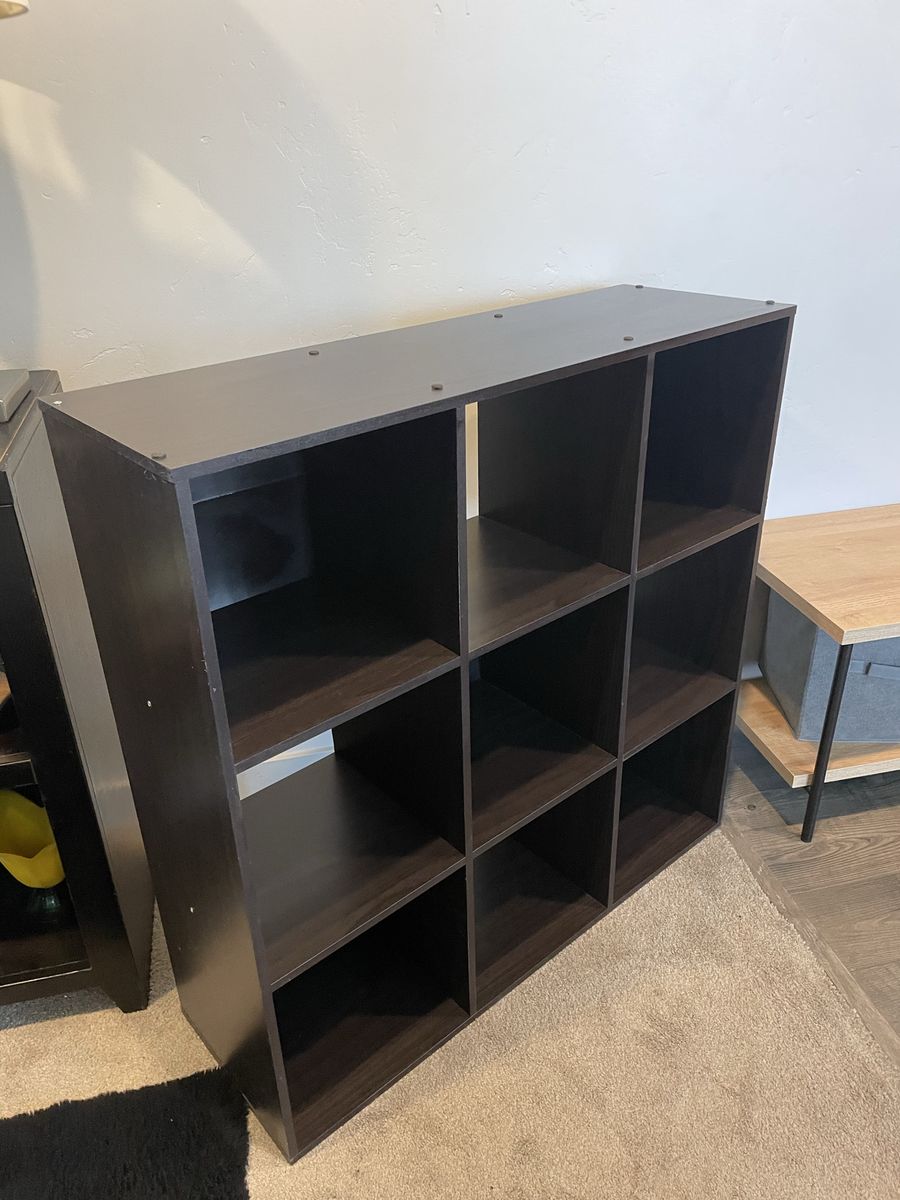9 cube shelving