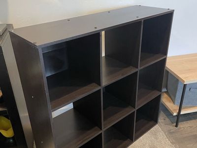 9 cube shelving