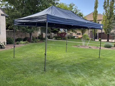 ABCCANOPY 10' x 15' Commercial Heavy-Duty Pop-Up Canopy – Navy Blue – Used Only Twice – $200