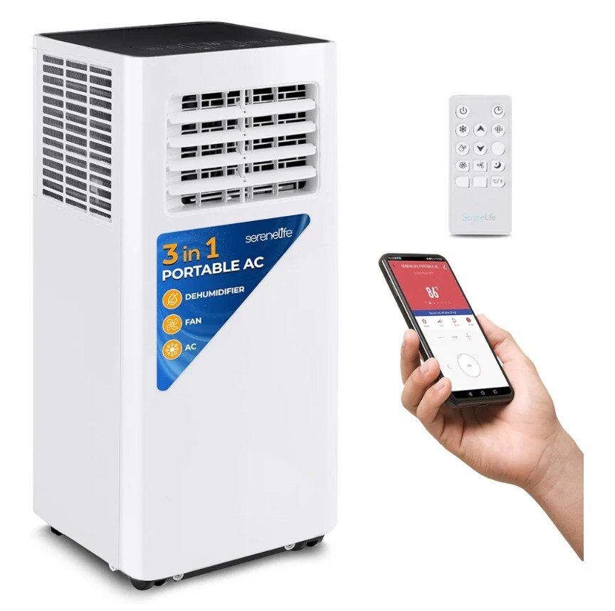 NEW SereneLife 8,000 BTU Portable Air Conditioner