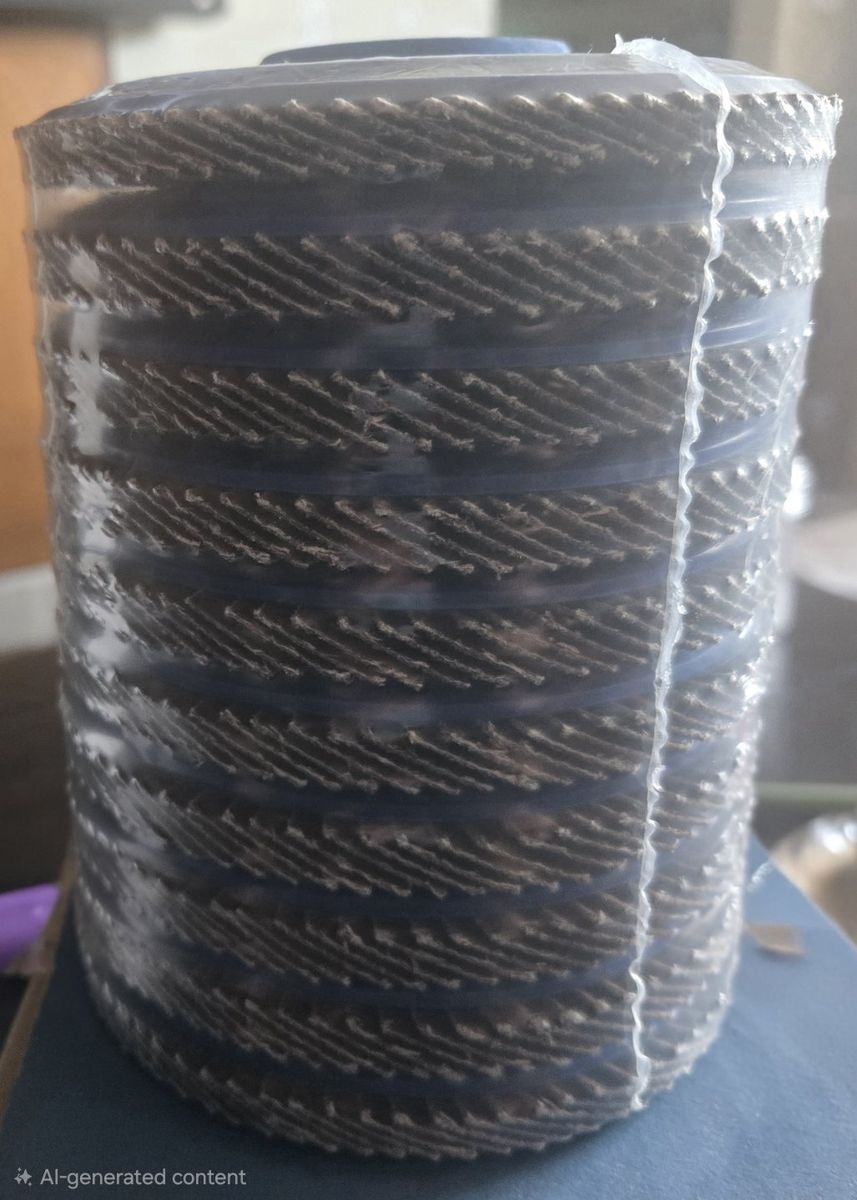 Norton Bluefire 5" x 7/8" Quick Trim Type 27 Flap Disc, R860, 40 Grit (10-Pack)
