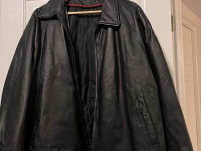 Men's Leather Jacket - $100 - Cash Only