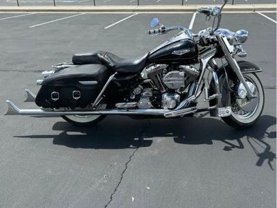 2001 Harley-Davidson Road King Classic Motorcycle - Black, Appears well-maintained