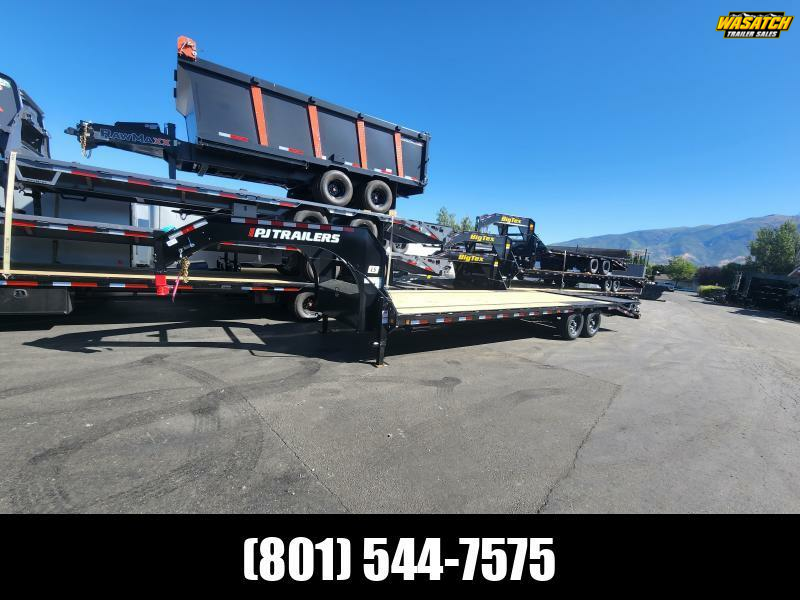 2026 PJ Trailers 8.5X28 GN LS Deckover Equipment Flatbed Trailer