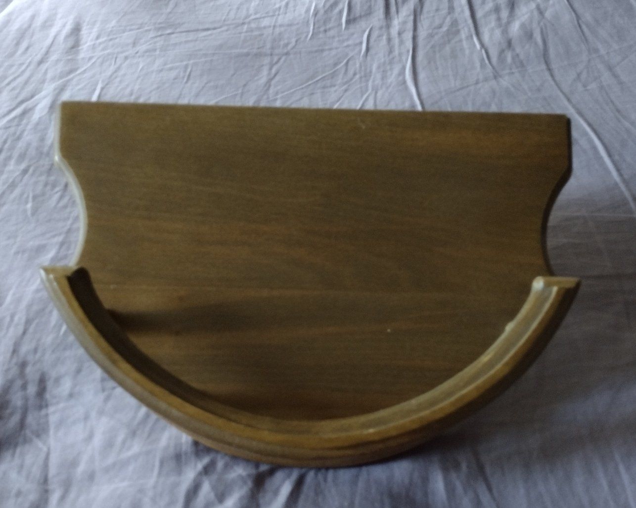 Vintage Wooden Wall Shelf Small Curio Display Sconce