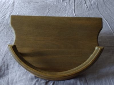 Vintage Wooden Wall Shelf Small Curio Display Sconce