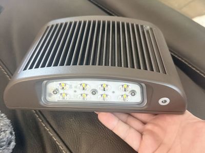 Lithonia Lighting Bronze LED Wall Pack Fixture Outdoor Security Light