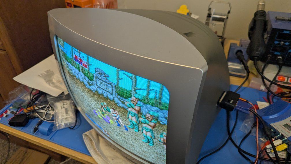 RCA E13320 13-inch CRT TV with SCART RGB mod