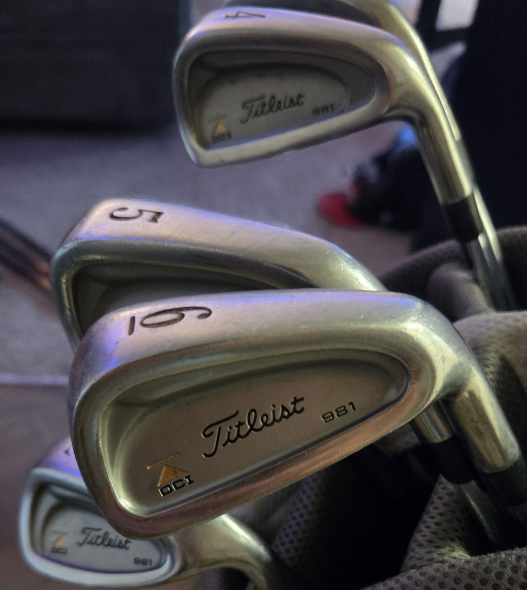 Titleist DCI 981 9 iron set, 3-9, pw, lw
