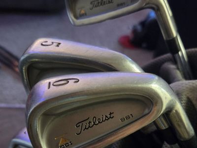 Titleist DCI 981 9 iron set, 3-9, pw, lw