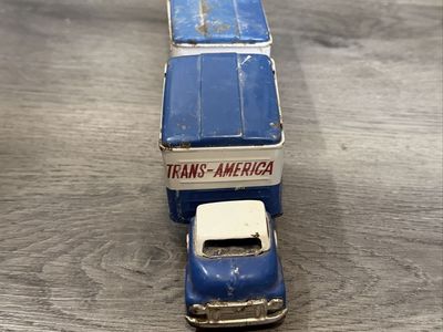 Early 1950’s SSS Tin Lithograph Tandem Truck Toy