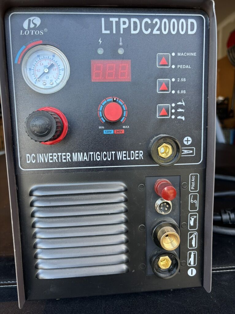 Lotos Lotdc 2000d Plasma Cutter Tig,stick Welder