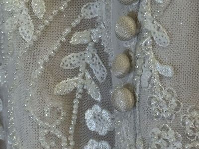 One-of-a-Kind Beaded Wedding Dress – Never Worn
