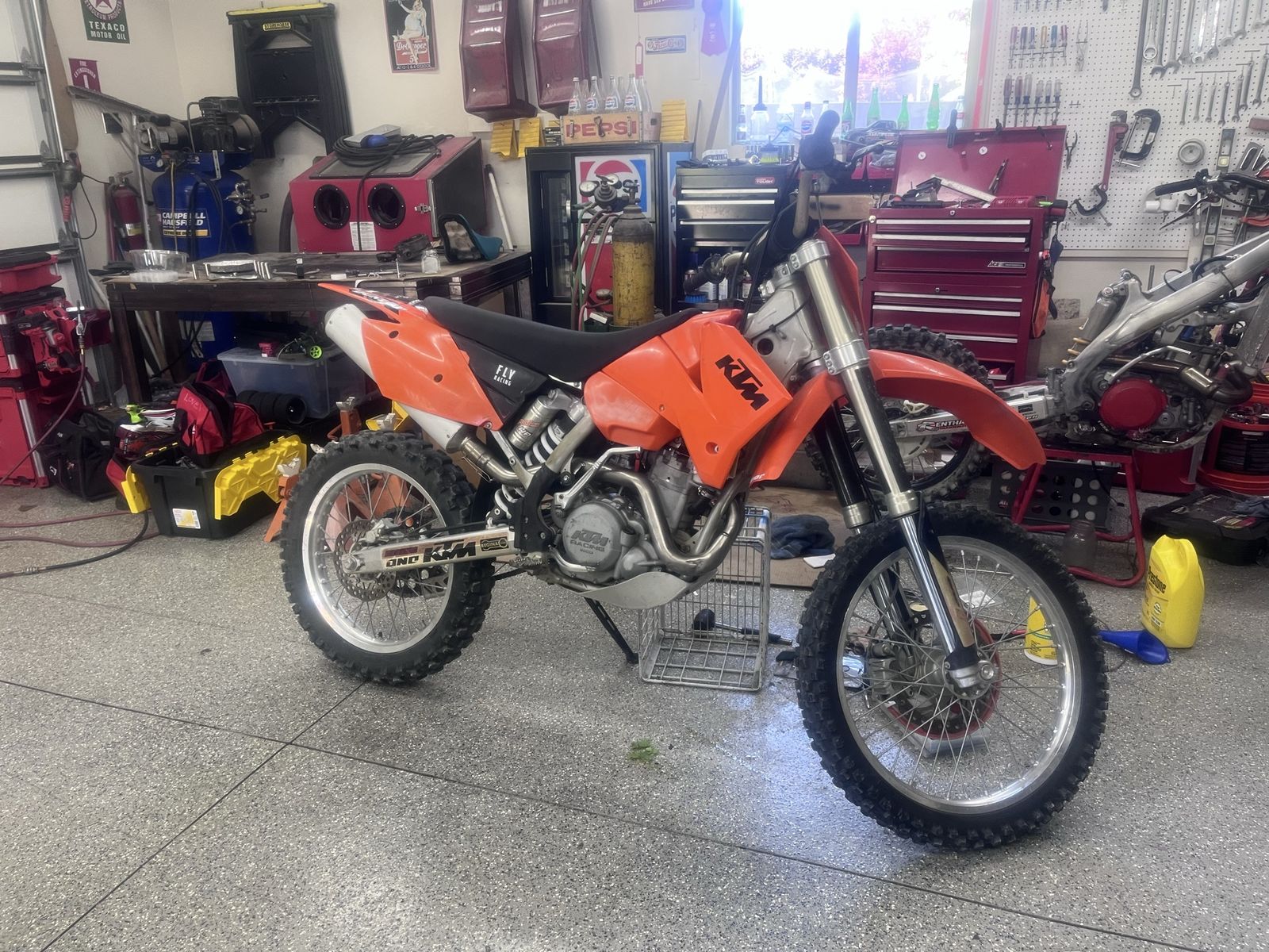 2005 ktm 525 SX dirtbike rfs motor ready to go 4 stroke