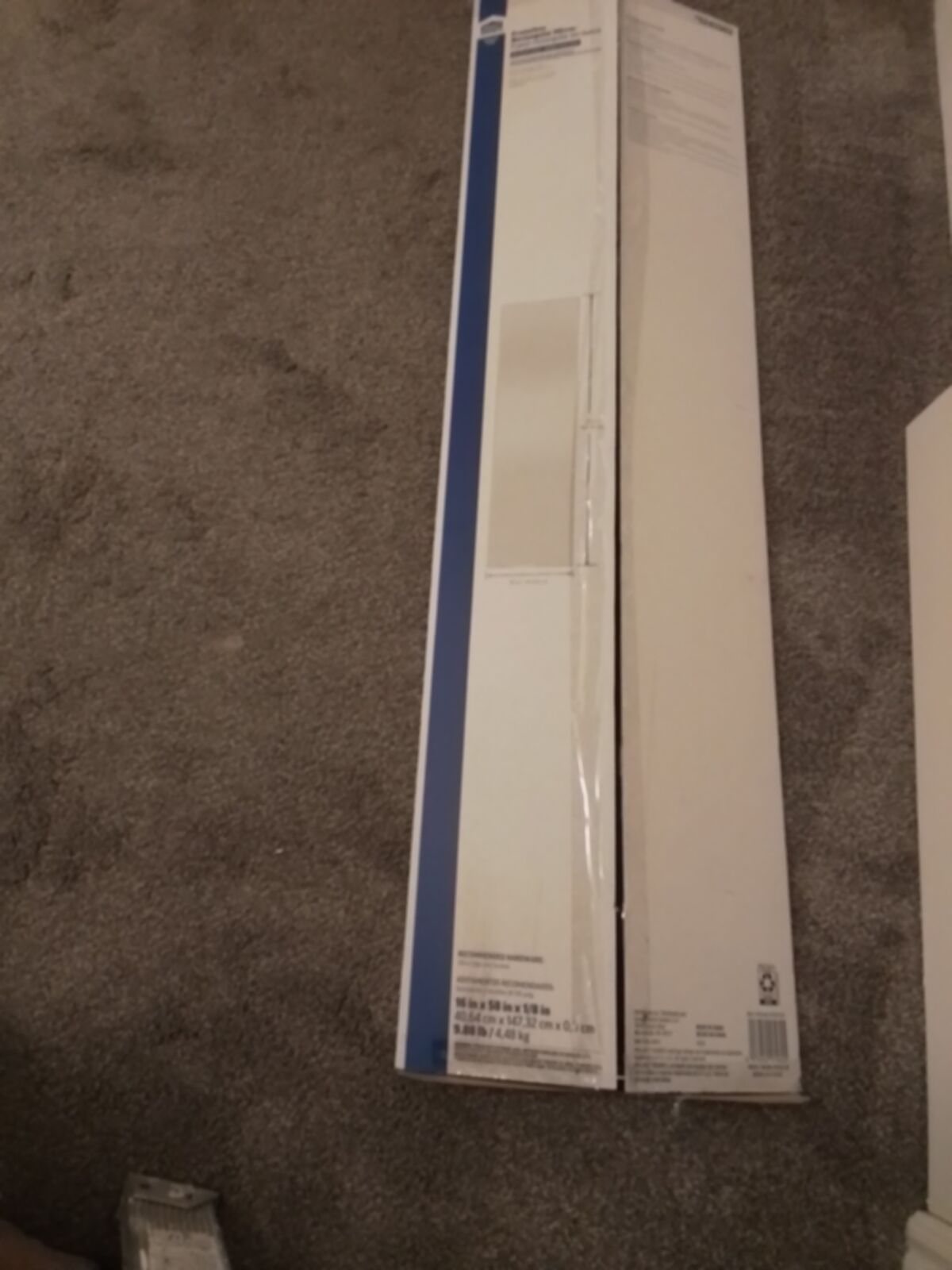 Frameless Rectangular Mirror Beveled Edge 58"L x 16"W With Box