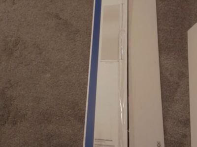 Frameless Rectangular Mirror Beveled Edge 58"L x 16"W With Box