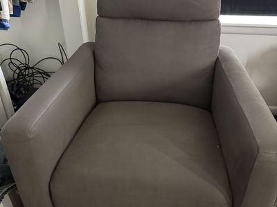 Grey recliner
