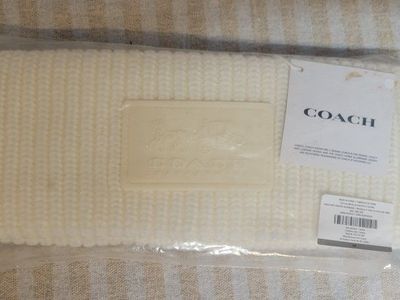 coach cable knit headband