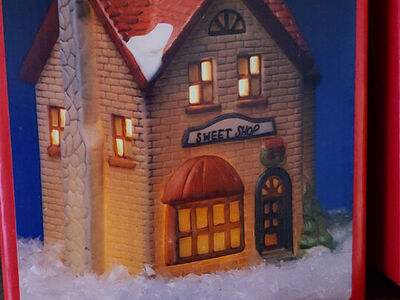 1970s through 1990s Christmas Village