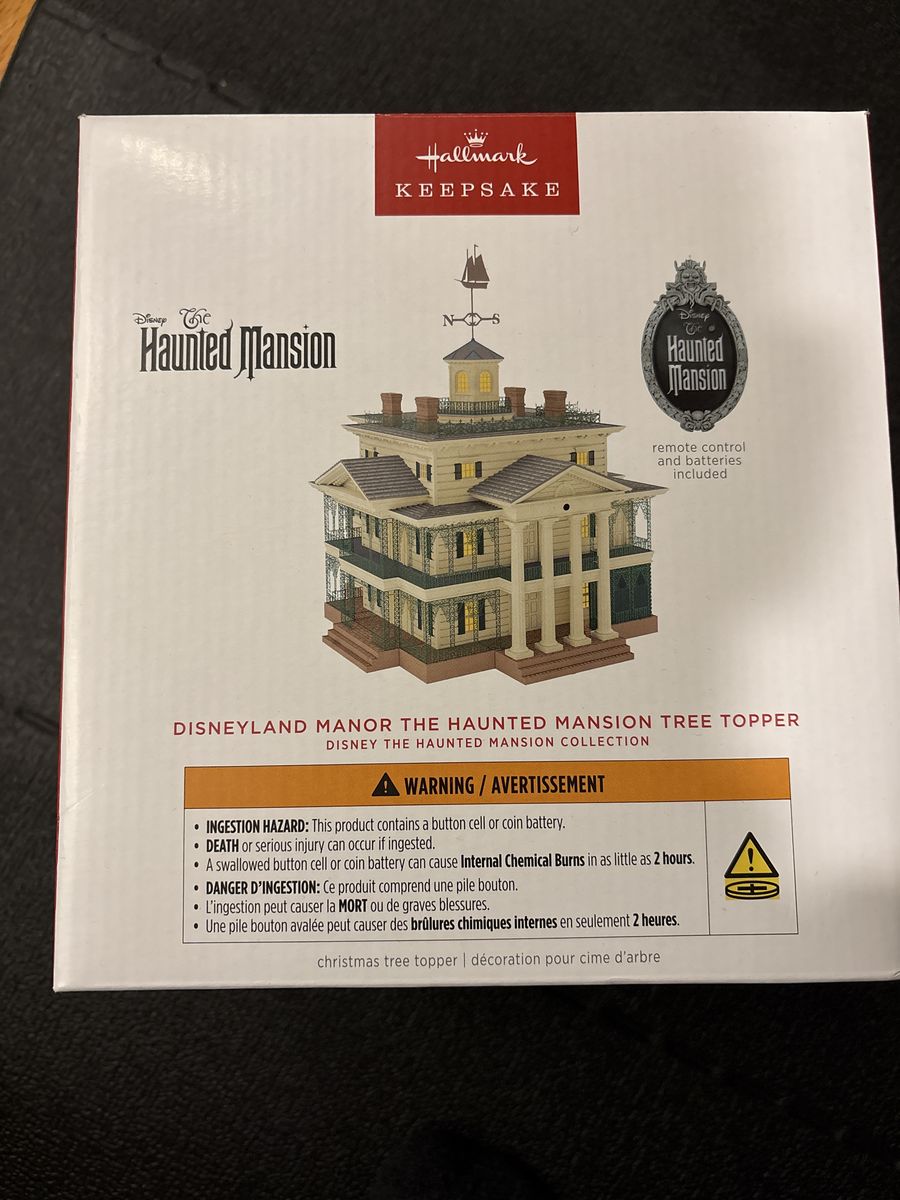 Haunted Mansion Tree Topper (Hallmark 2025)