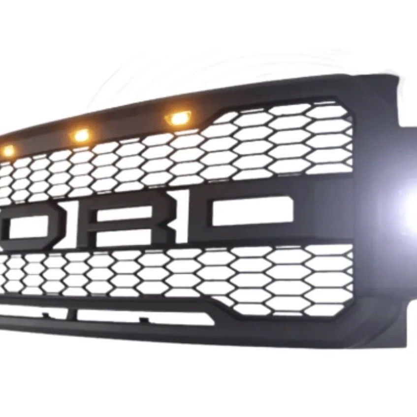 FORD Super Duty F250 F350 F450 Front Grille with LED Lights 2017-2019 Aftermarket