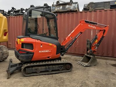 Kubota KX30 Mini Excavator Rental – Compact 3-Ton Excavator for Trenching & Landscaping - $225 half day