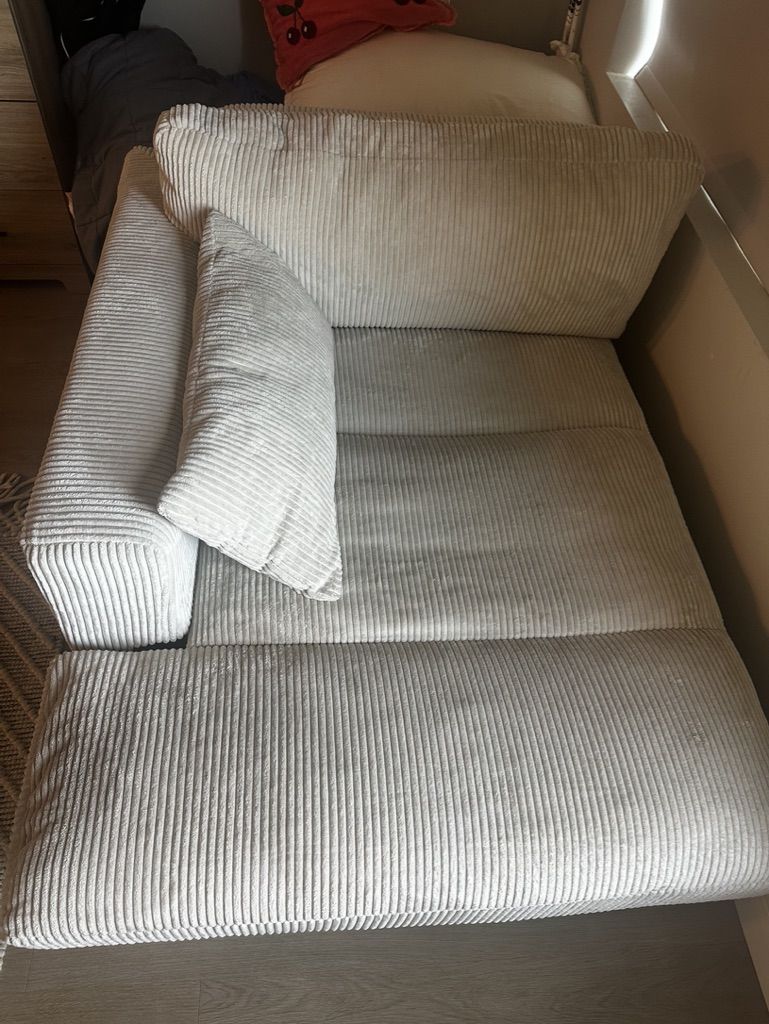 Beige Courduroy chaise