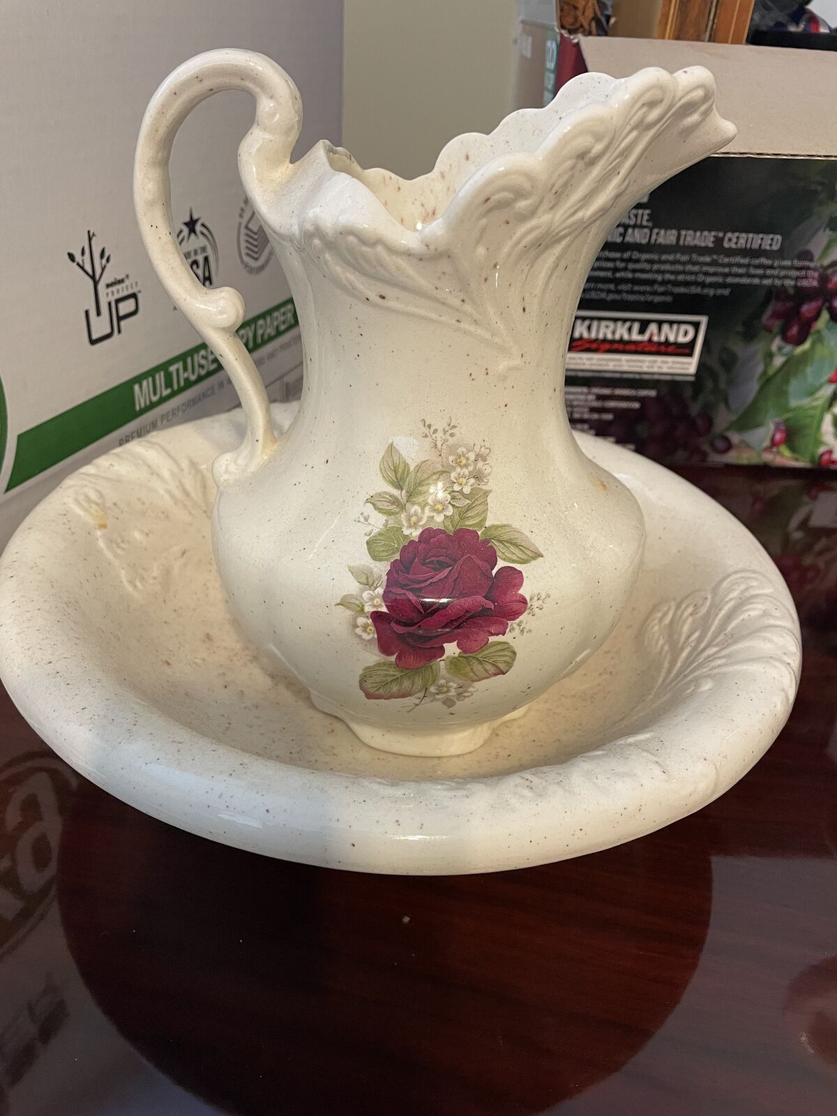 Wash Bowl & Pitcher