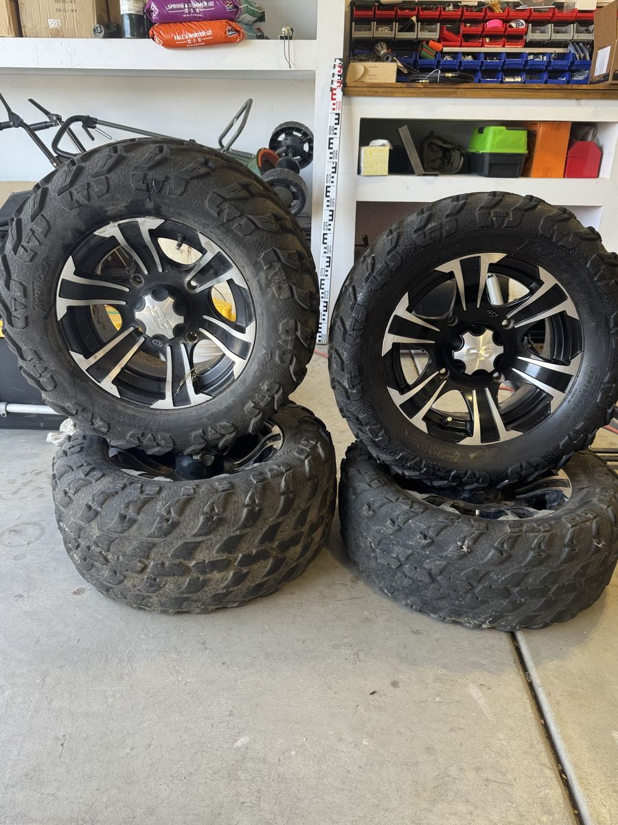 ITP SS Alloy Wheels with Off-Road ATV/UTV Tires - 14" Set of 4