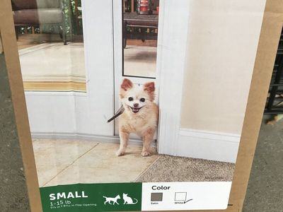 Small or large size aPet door for sliding glass or patio door large size 10x18 brand new never installed