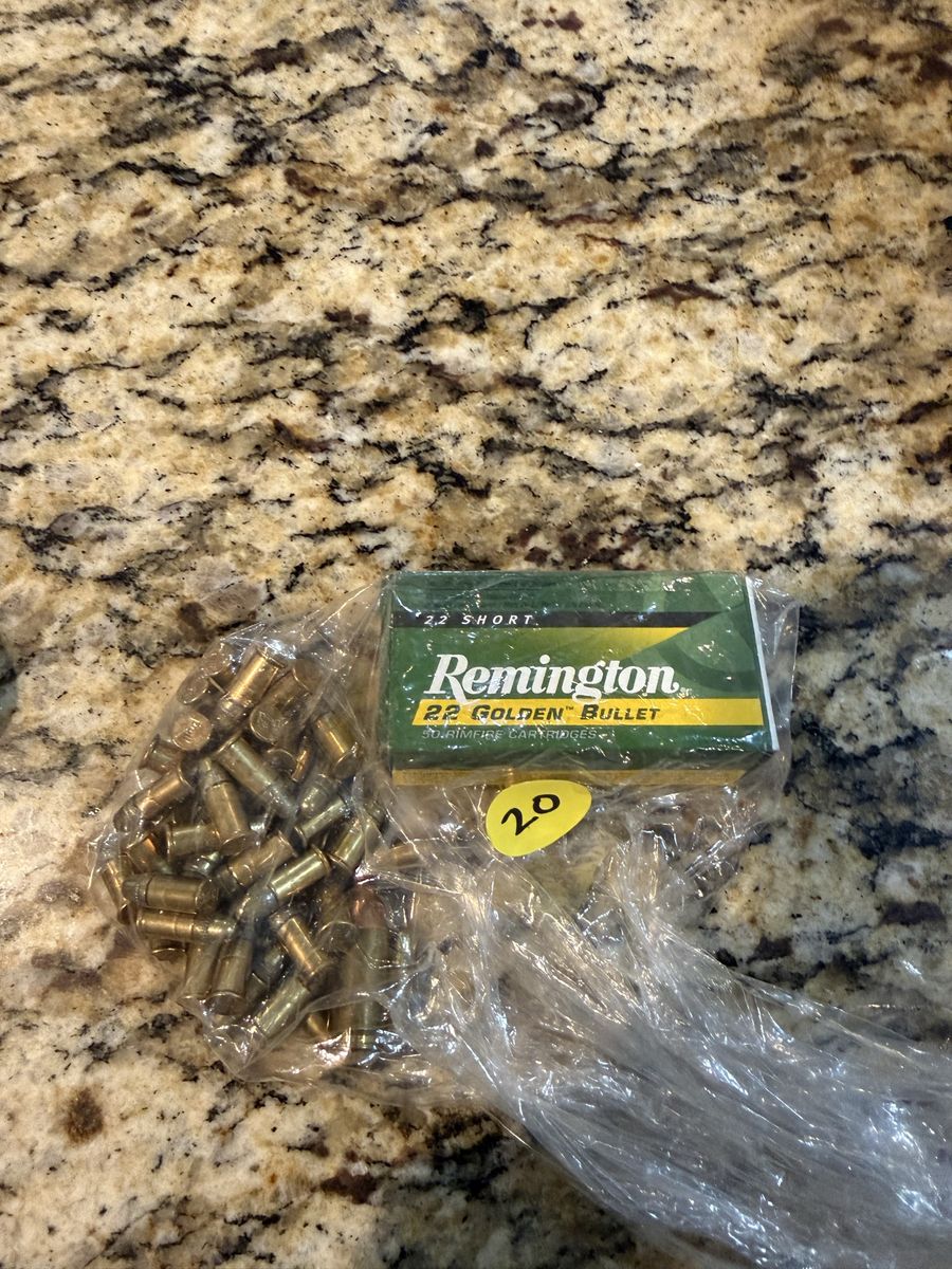 Full box of Remington 22 Golden Bullets + extra ammo from a box
