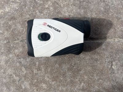 REDTIGER Golf Rangefinder – White, Like New, Slope, Fast & Accurate
