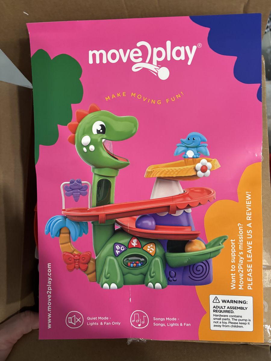 Move2Play Dino Popper – Lights & Sounds Toy