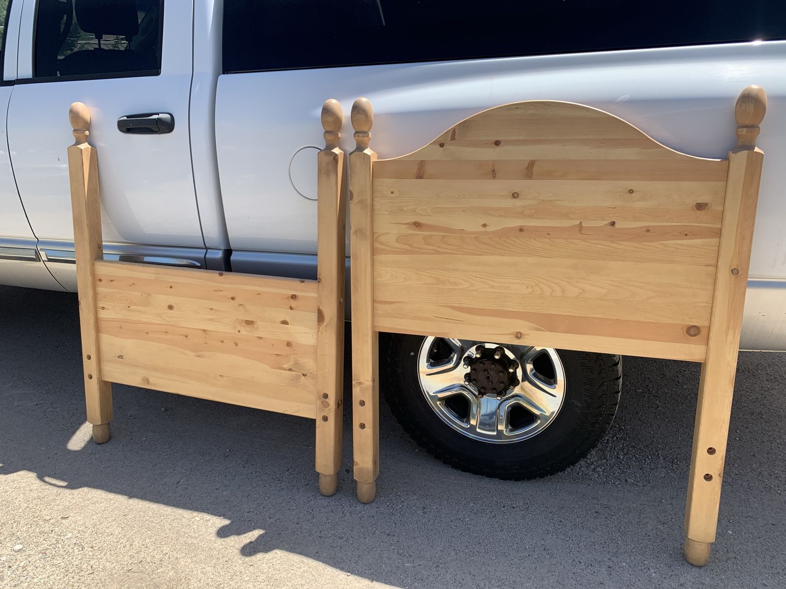 Twin wood bed frame