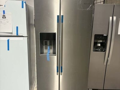 NEW KITCHENAID COUNTER DEPTH STAINLESS SIDE BY SIDE