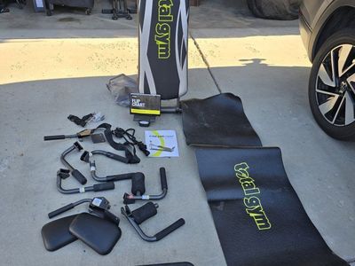 Total Gym Force Home Fitness Exercise Equipment Bench with Attachments