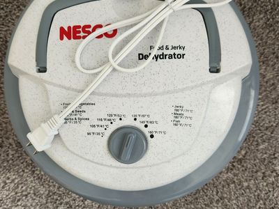 NESCO FD-75A Snackmaster Pro Food Dehydrator, For Snacks, Fruit, Beef Jerky, Gray