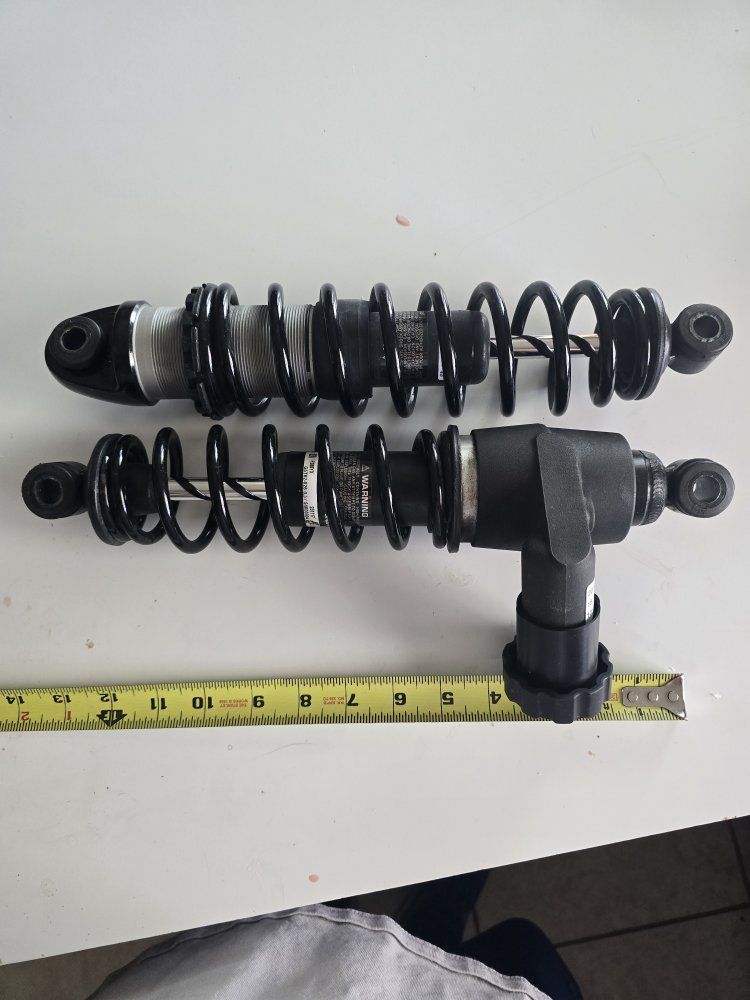 Harley Davidson Adjustable Shocks Springs Assembly Pair Used