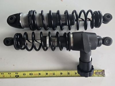 Harley Davidson Adjustable Shocks Springs Assembly Pair Used