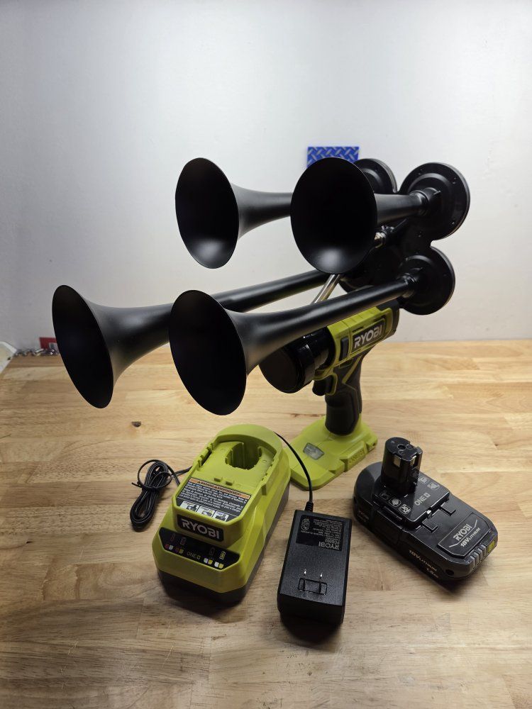 Ryobi Airhorn - NEW, Includes battery/charger