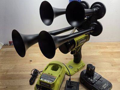 Ryobi Airhorn - NEW, Includes battery/charger