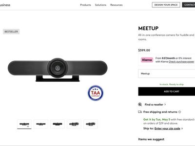 Logitech Meetup Camera & EMeet Speaker Setup, Brand New