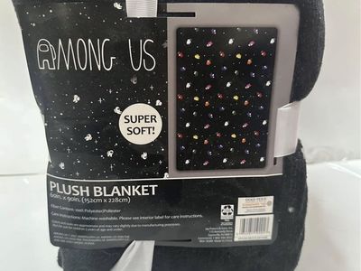 New among us blanket 60” x 90” smoke free house all sales final