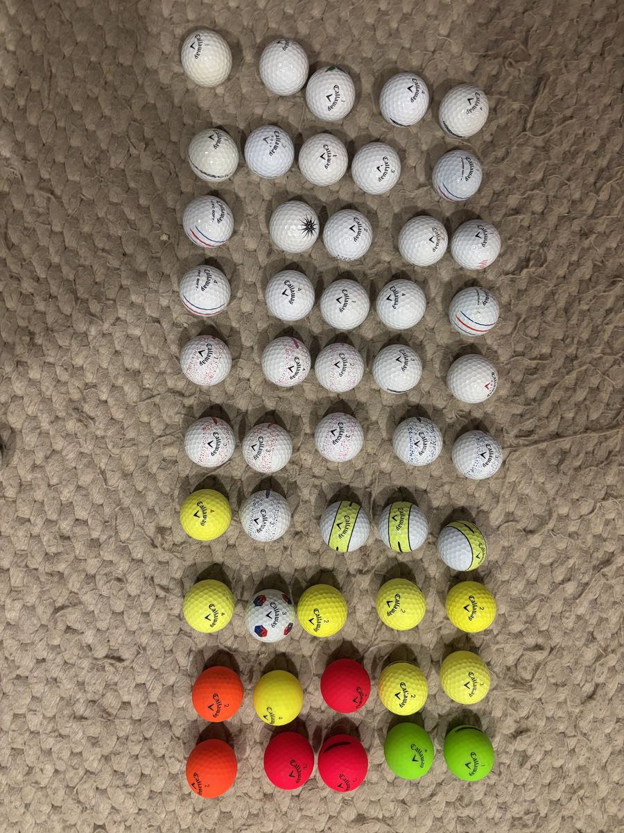 Callaway Golf Balls - Lot of 50 Used, Mixed Colors & Models