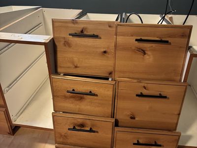 Desk Drawers with tops