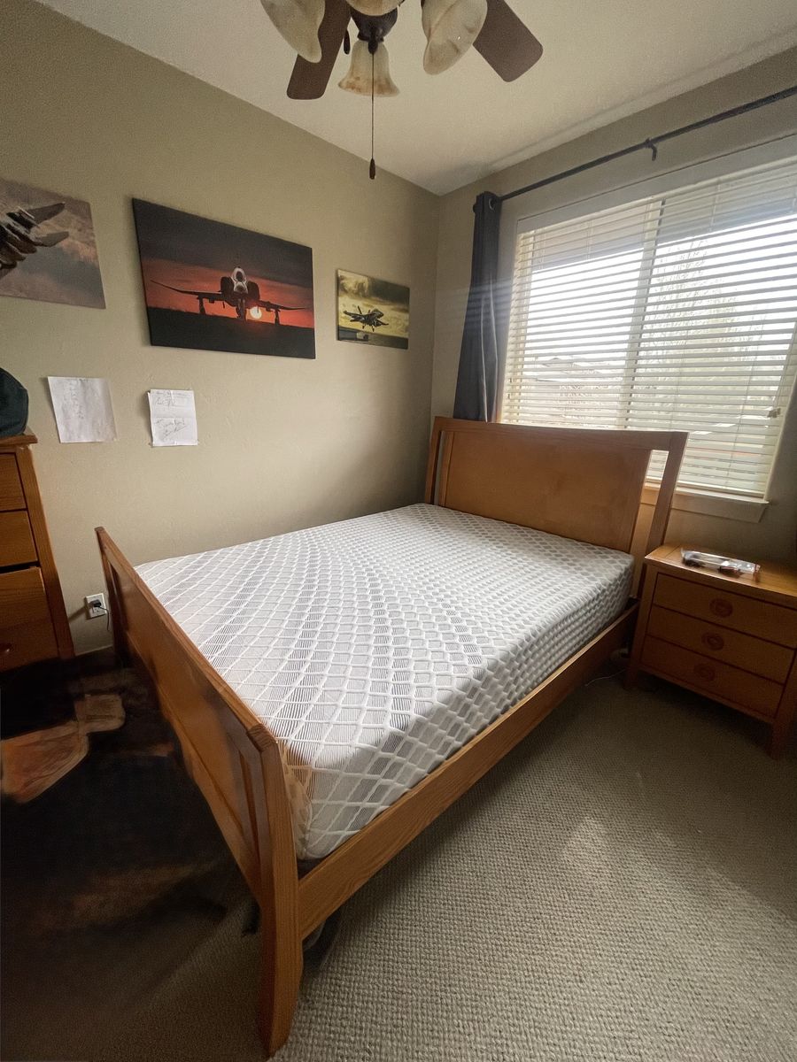 Complete Queen Bedroom Set + Mattress